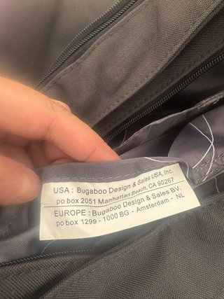 Bolso Bugaboo para carro + cambiador
