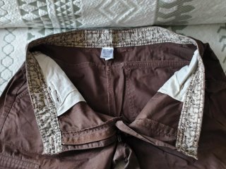Pantaloni trekking estivi Decathlon marroni tg.42