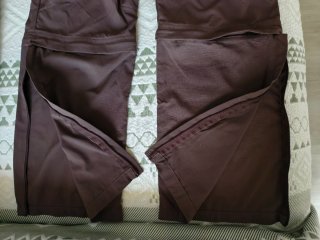 Pantaloni trekking estivi Decathlon marroni tg.42