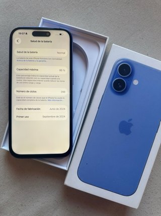 iPhone 16 128GB Azul