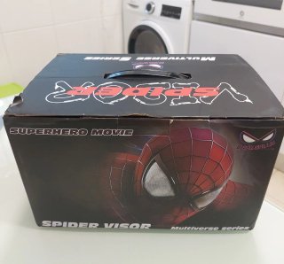 Máscara Spiderman con anillo