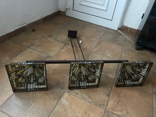 Lámpara de techo Tiffany 3 luces