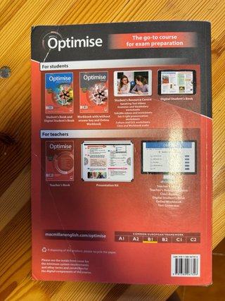 OPTIMISE B1 Workbook without key and Digital Wo...