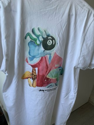 Camiseta Stussy Blanca