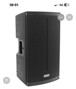 2 FBT Satélites Amplificados 112 X Lite + Fundas