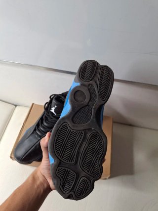 Zapatillas Jordan 13 Negras y Azules