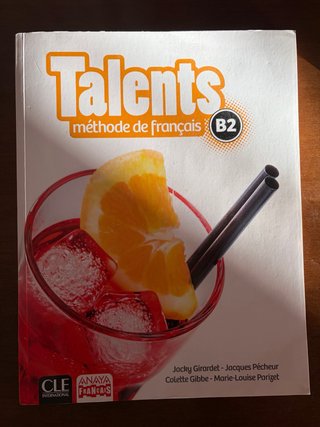 Libro frances Talents B2