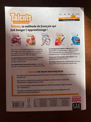 Libro frances Talents B2