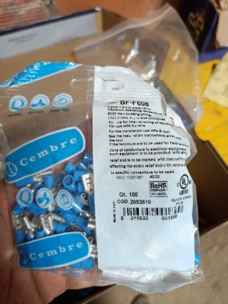 Lote Terminales y Punteras Eléctricas Cembre