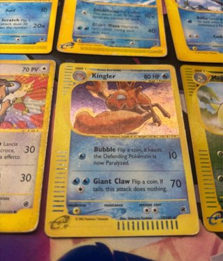 Lotto Carte Pokémon Expedition 2002