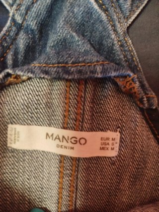 Peto vaquero vestido. Mango. Talla S