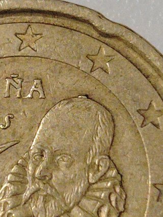 20 Céntimos España 1999 Cervantes