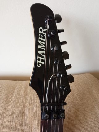Guitarra Hamer Diablo USA Verde. Impecable.