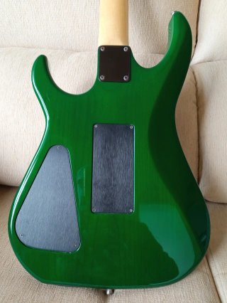 Guitarra Hamer Diablo USA Verde. Impecable.