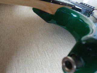 Guitarra Hamer Diablo USA Verde. Impecable.