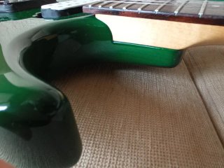 Guitarra Hamer Diablo USA Verde. Impecable.