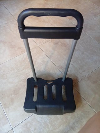 Carro porta mochila escolar.