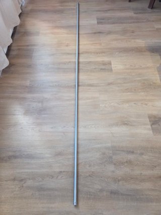 Barra Cortina Metal 260cm Plata