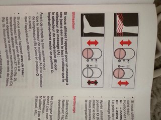 Masajeador de pies Philips Body Line