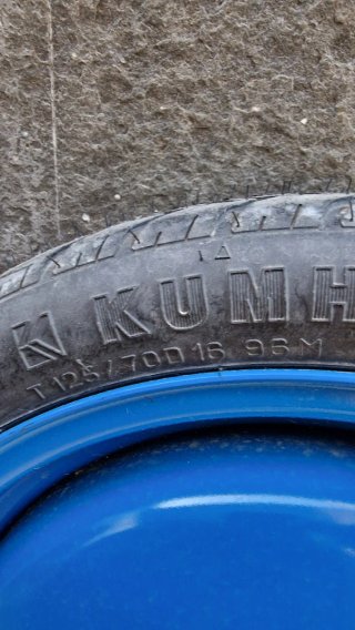 Rueda de repuesto KUMHO 125/700R16 93M