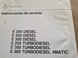 Manual de servicio Mercedes W124