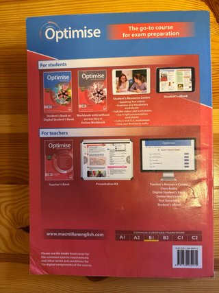 Optimise B1 Student's Book Pack