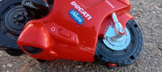 Moto de Juguete Ducati Roja y Blanca