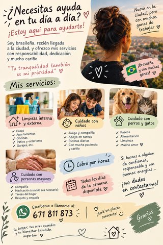 ¿Necesitas una mano amiga en tu día a día?