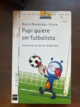 Pupi quiere ser futbolista