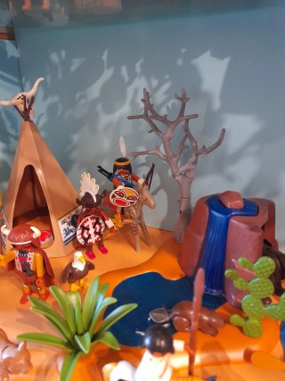 Playmobil Diorama Indios Americanos