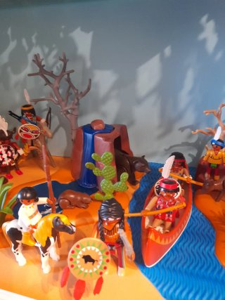 Playmobil Diorama Indios Americanos