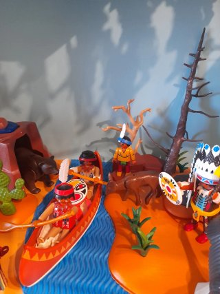 Playmobil Diorama Indios Americanos
