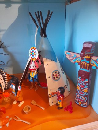Playmobil Diorama Indios Americanos