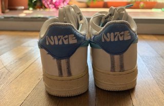 Nike Air Force 1 Bianche Blu