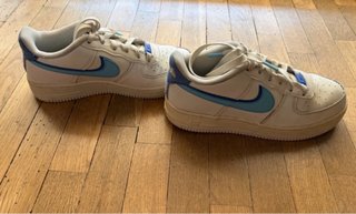 Nike Air Force 1 Bianche Blu
