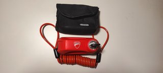 Bloccadisco Ducati 97080011A con cavo