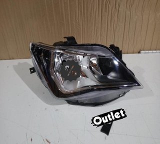 PK FARO DCH PARA SEAT IBIZA 12-17 FONDO OSCURO + CROMO R0169