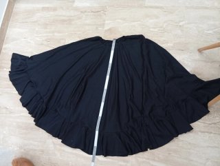 Falda Sevillanas Negra
