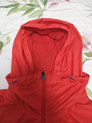 Chaqueta Adidas Roja con Rayas Azules