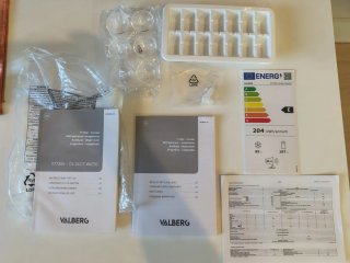 Nevera congelador combi Valberg