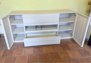 Conjunto Muebles: Aparador, Mesa y Mueble TV