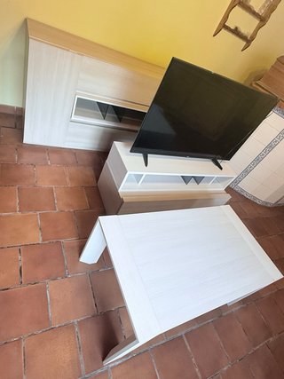 Conjunto Muebles: Aparador, Mesa y Mueble TV