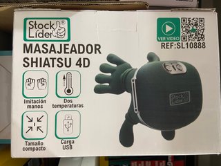 Masajeador Shiatsu 4D carga usb
