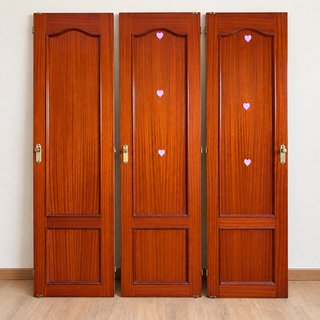 Lote 3 puertas madera + 3 altillo + bisagras
