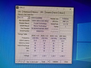 MEMORIA RAM CRUCIAL BALLISTIX LT 16GB DDR4 3000MHz