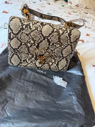Bolso Tous piel serpiente