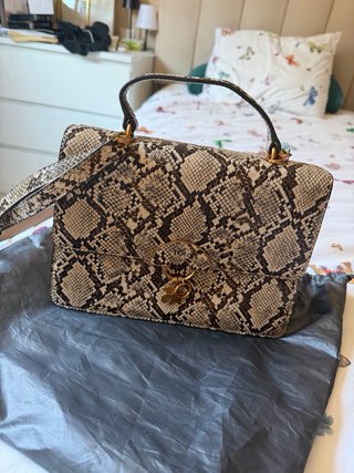 Bolso Tous piel serpiente