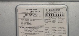Alpine CDE-181R