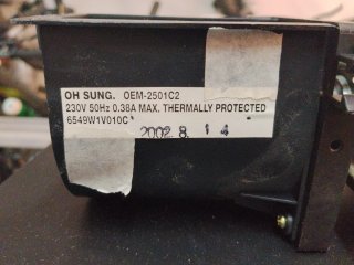 Ventilador Horno LG OEM-2501C2