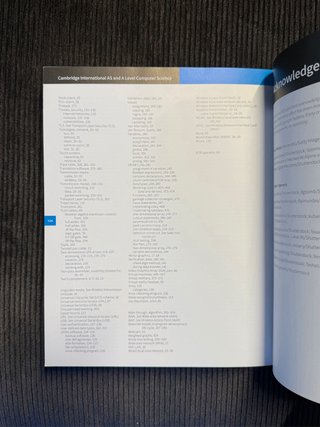 Cambridge International A Level Computer Science